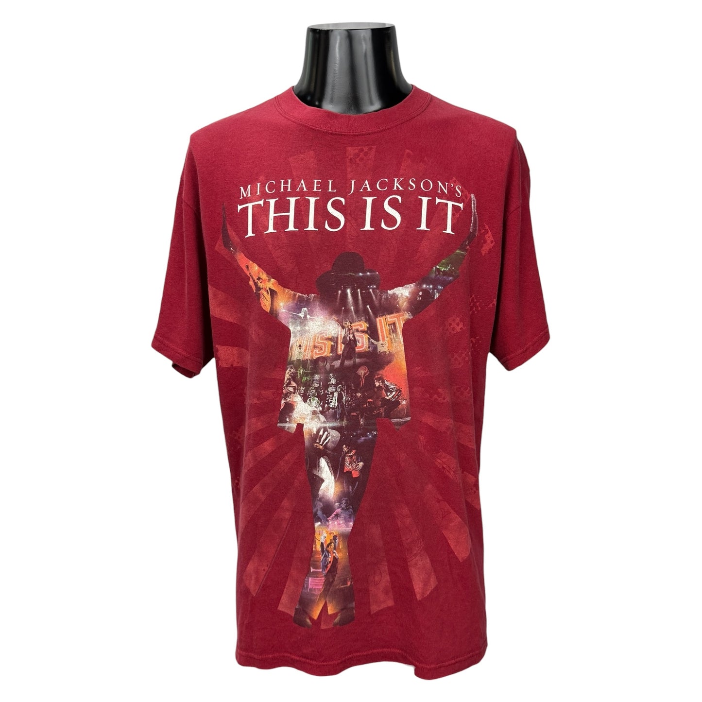 MICHAEL JACKSON 00s This Is It Tour Graphic T-Shirt Size L