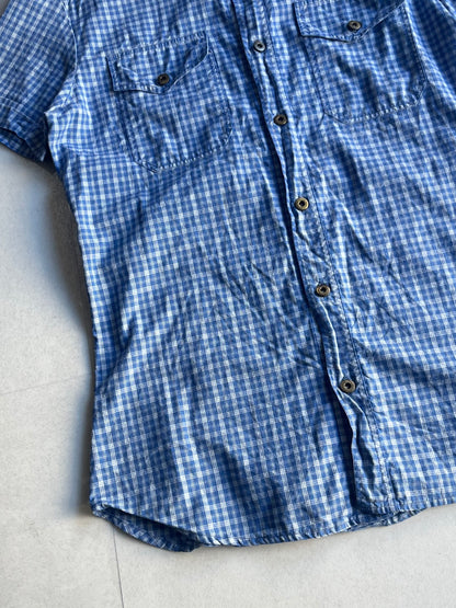 Dolce & Gabbana Blue D&G Message Long Sleeve Shirt Size M