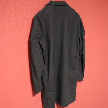 Sophnet. Brown Cotton Shawl Collar Shop Coat Size S