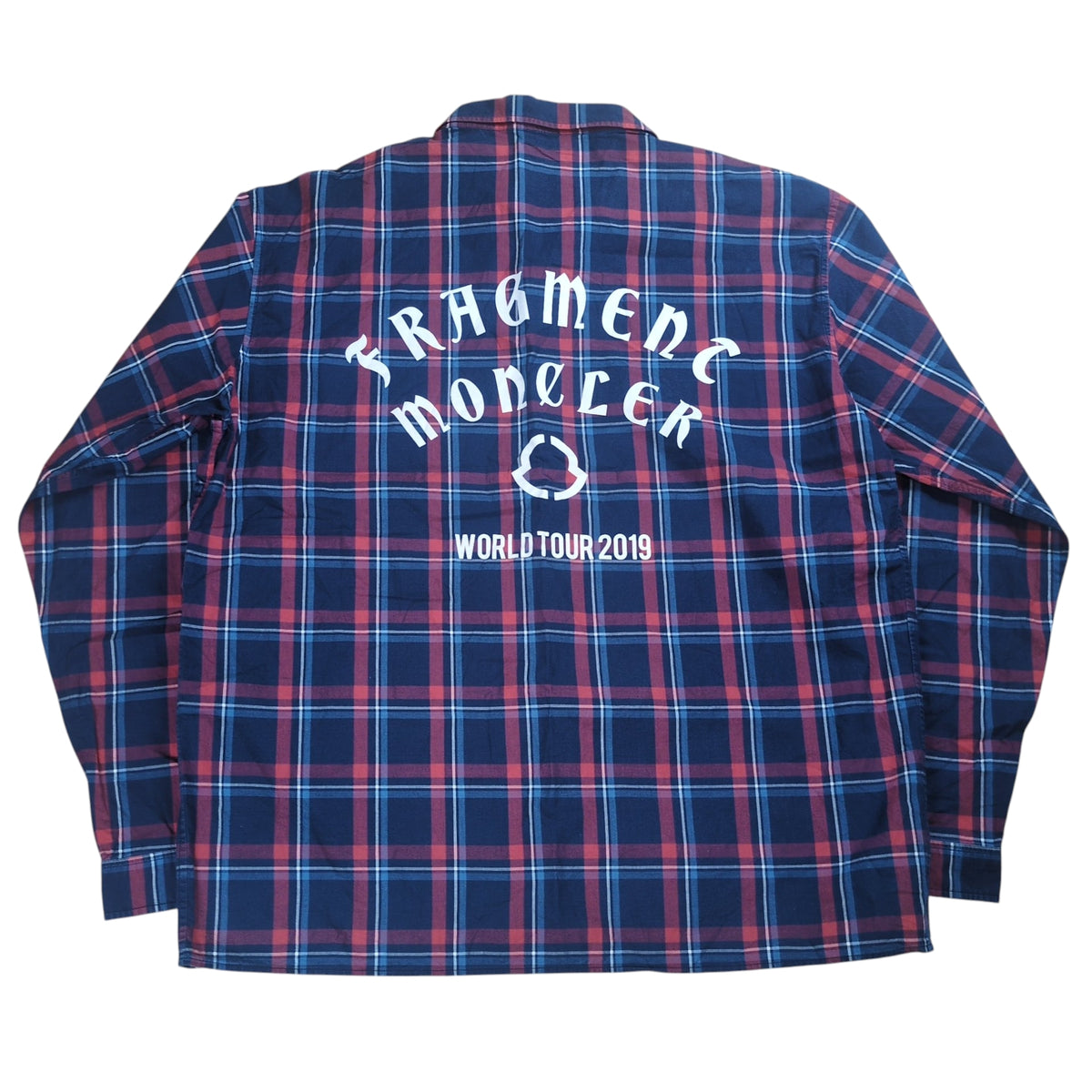 FRAGMENT DESIGN×MONCLER World Tour Check Shirt Size 4
