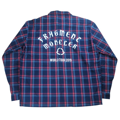 FRAGMENT DESIGN×MONCLER World Tour Check Shirt Size 4