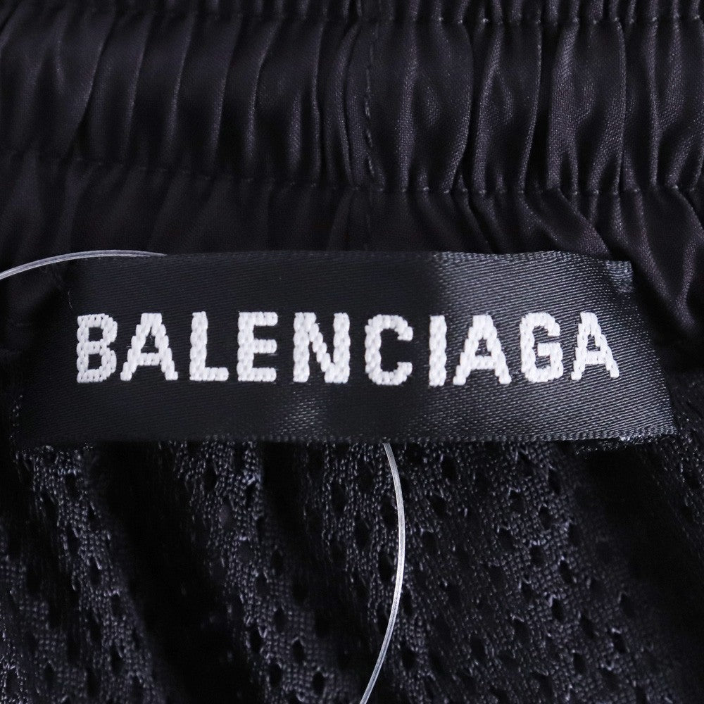 Balenciaga 21SS Black Nylon Zipped Hem Track Pants Size 48