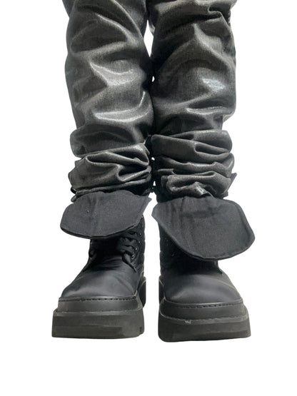 Rick Owens DRKSHDW SS24 Mega Tooth Army Boots Size EU 43