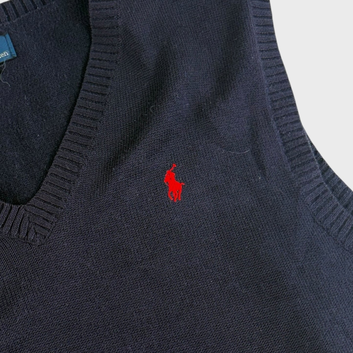 POLO by Ralph Lauren 90s V-Neck Knit Sweater Size S
