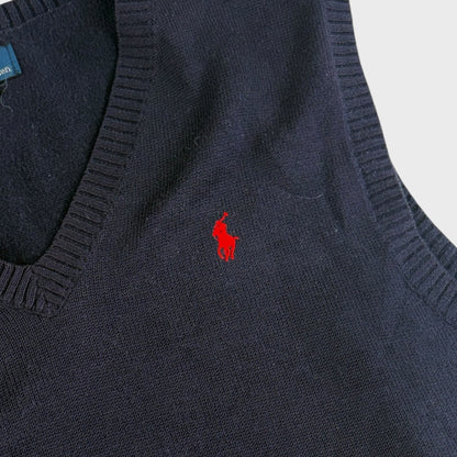 POLO by Ralph Lauren 90s V-Neck Knit Sweater Size S