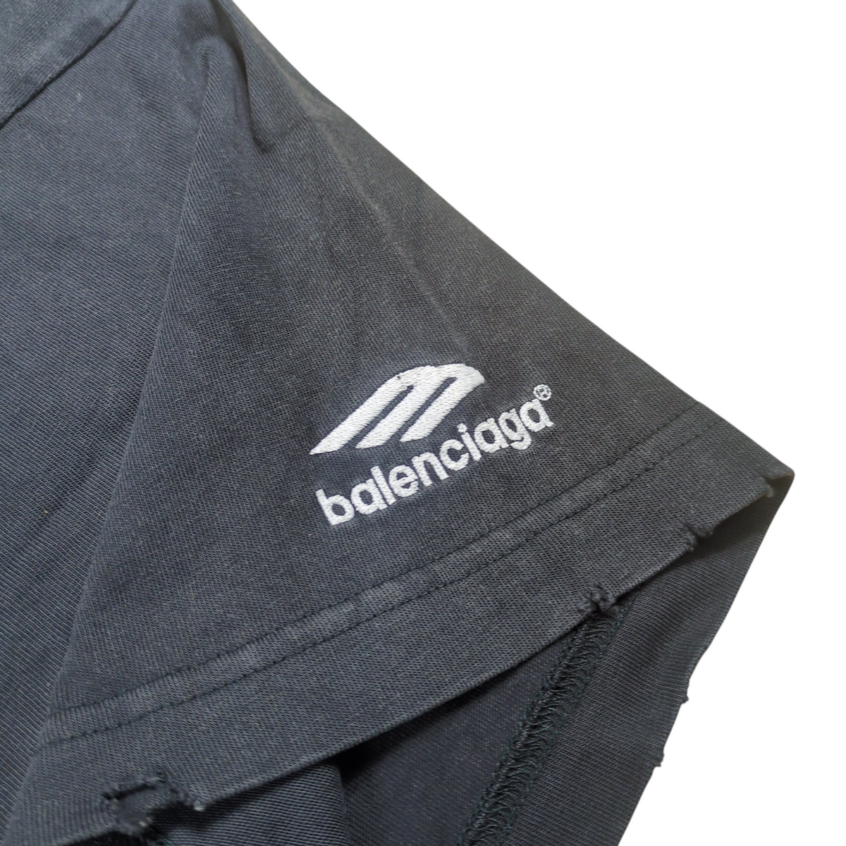 BALENCIAGA Speed Hunters Destroyed Oversized T-Shirt Size 2