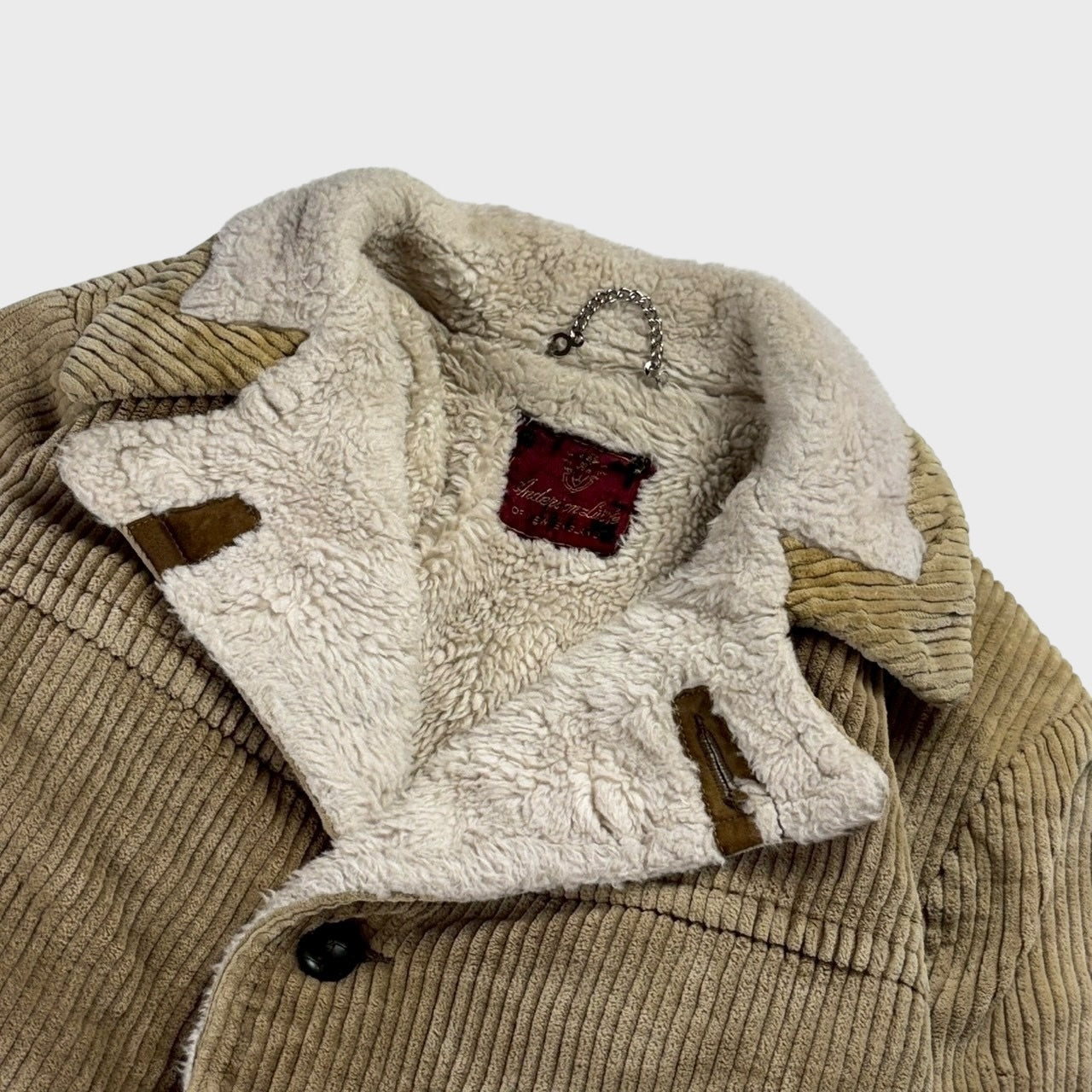 ANDERSON LITTLE 70s Coat Brown Size L
