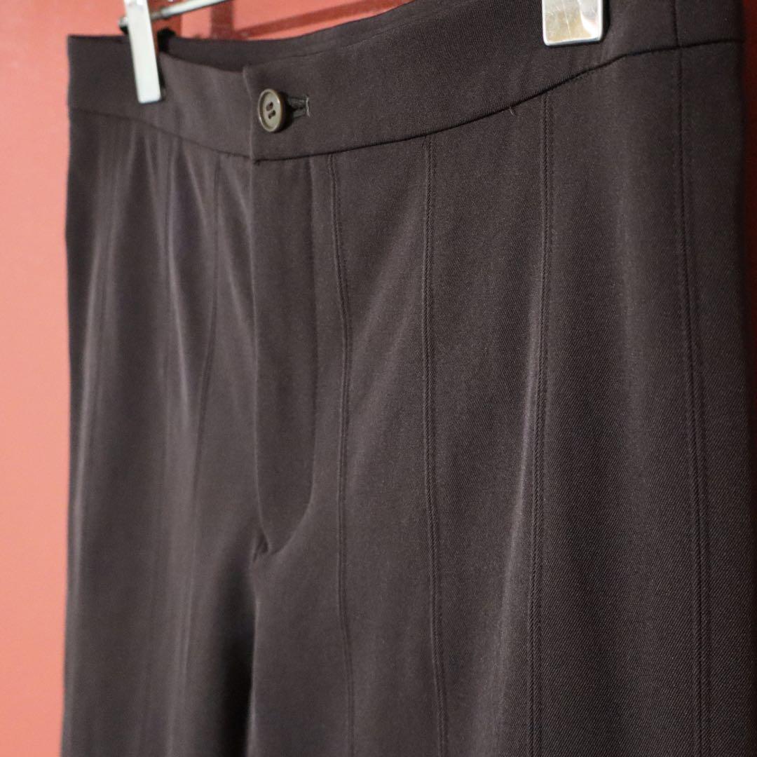 Issey Miyake Stitch Stripe Design Stretch Pants Size 2