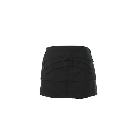 UNDERCOVER 2013 A/W Cotton Midi Skirt Black Size 2