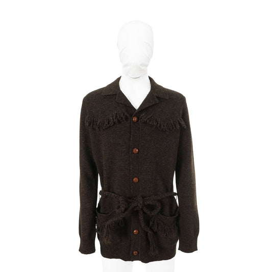 NUMBER (N)INE 2002AW Brown Wool Knit Sweater Size 2