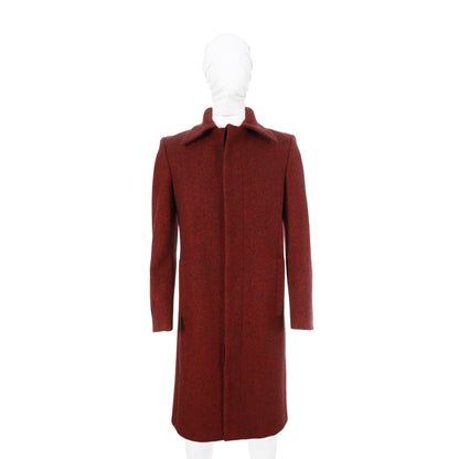 RAF SIMONS 1999 A/W Bordeaux Wool Coat Size 46