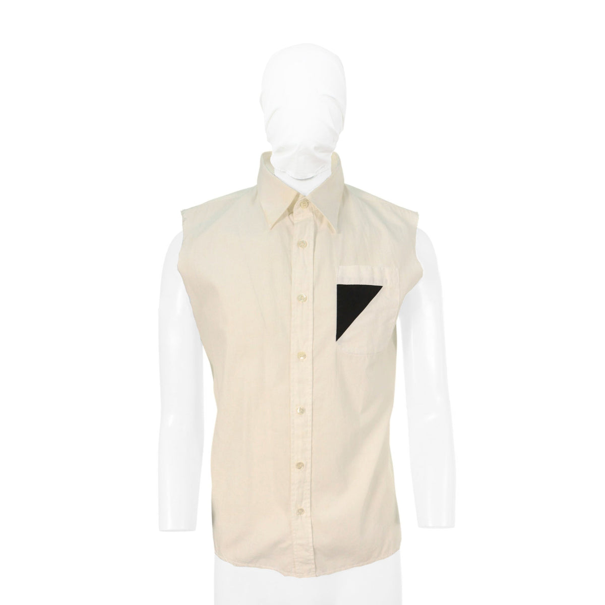 RAF SIMONS 1999 S/S Cotton White Long Sleeve Shirt