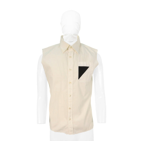 RAF SIMONS 1999 S/S Cotton White Long Sleeve Shirt