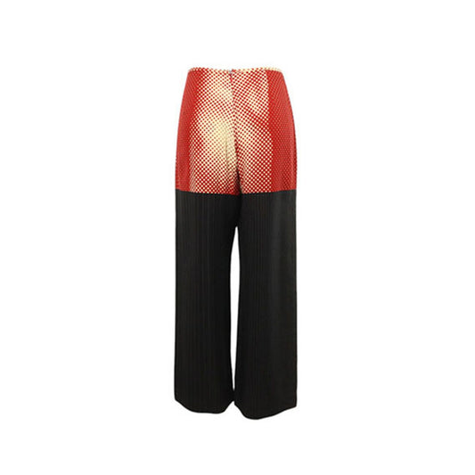 Jean Paul GAULTIER 1996 S/S Red White Blend Pants Size 40