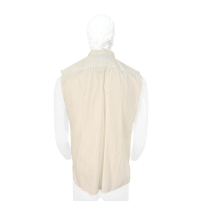RAF SIMONS 1999 S/S Cotton White Long Sleeve Shirt