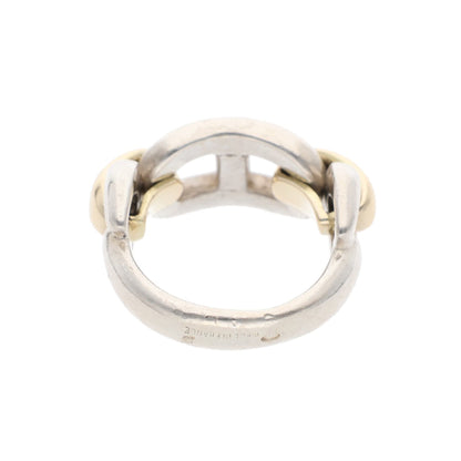 Hermes HERMÈS Silver Gold 925 750 Ring