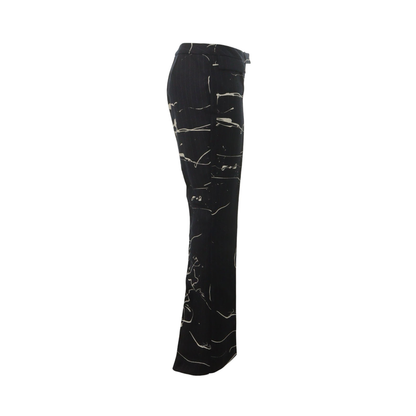 JOHNGALLIANO Multi Wool Pants Size 38