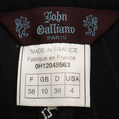 JOHNGALLIANO Multi Wool Pants Size 38