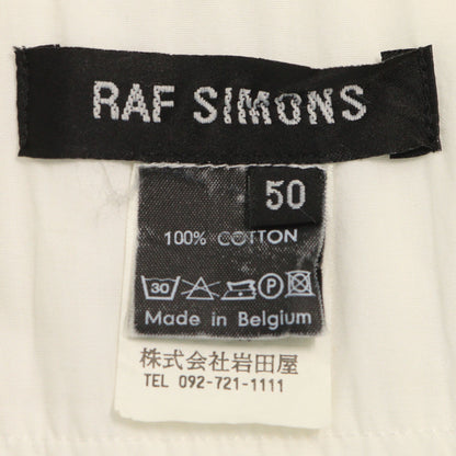 RAF SIMONS 1999 S/S Cotton White Long Sleeve Shirt