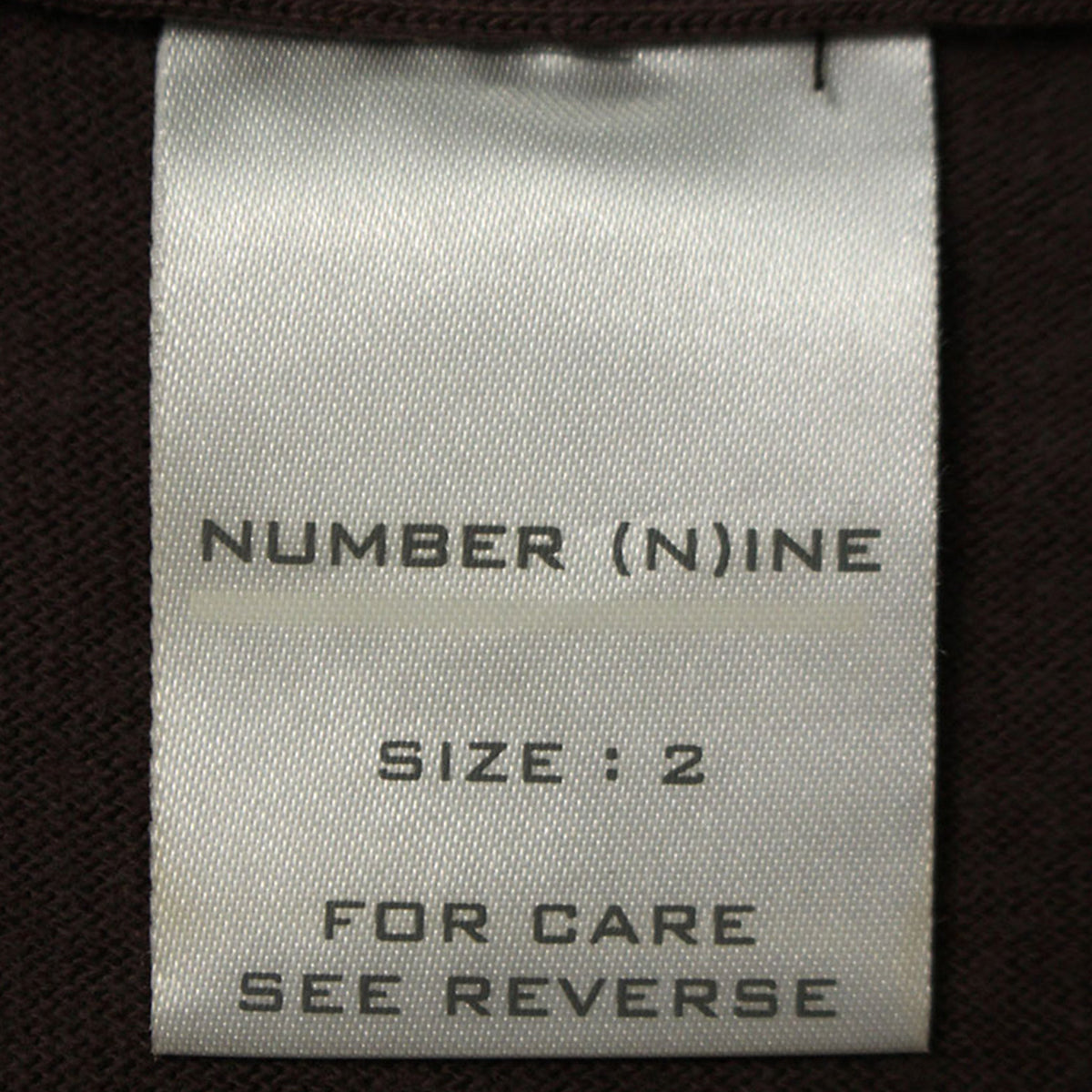 NUMBER (N)INE FW02 Brown Jacket Size 2
