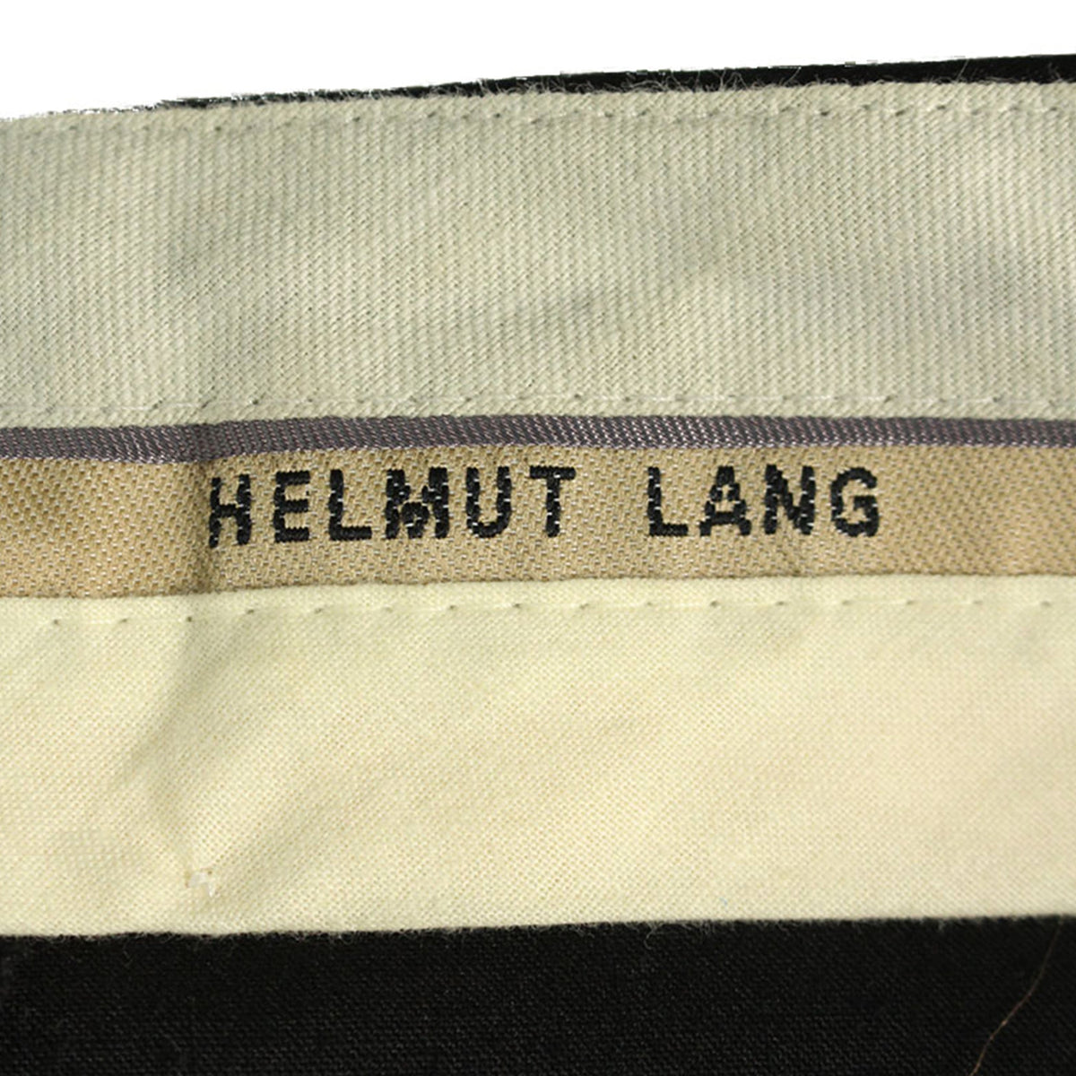 HELMUT LANG 90s Black Denim Size 46