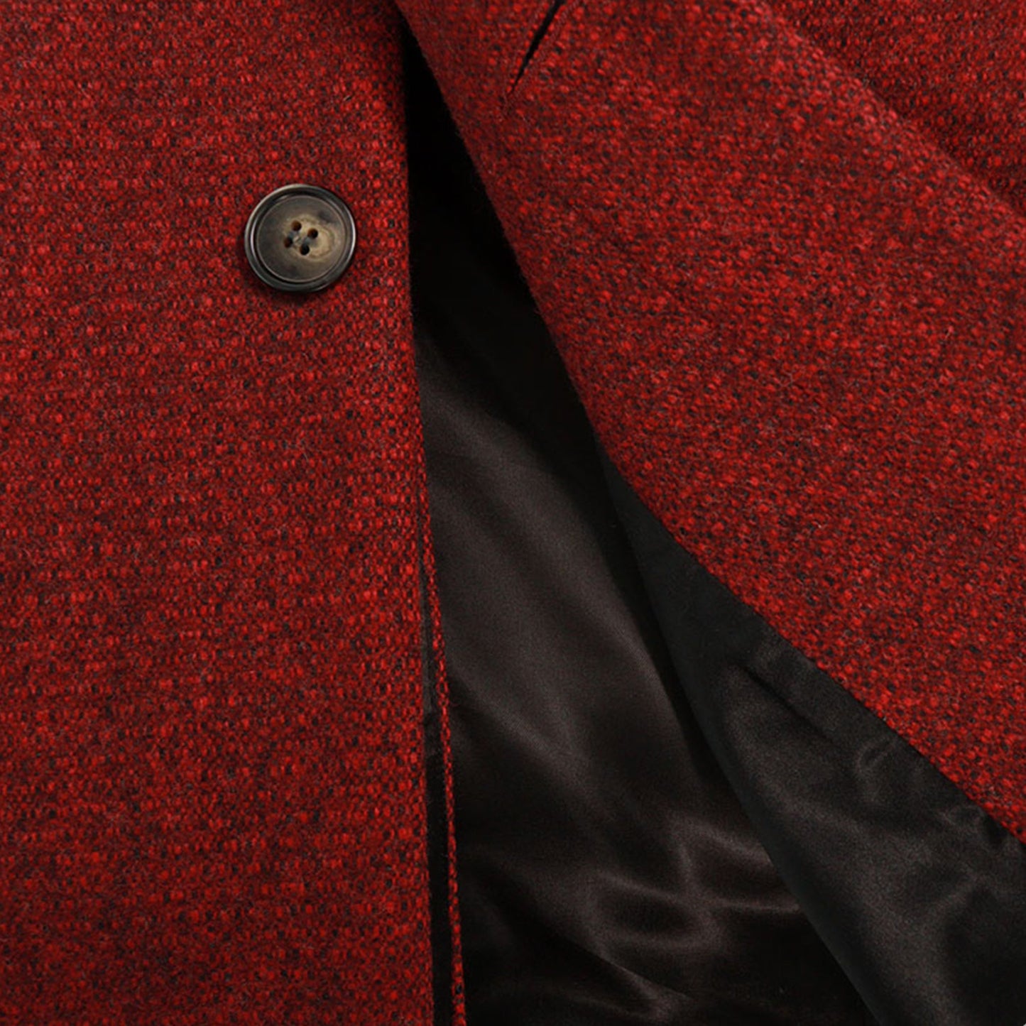 RAF SIMONS 1999 A/W Bordeaux Wool Coat Size 46