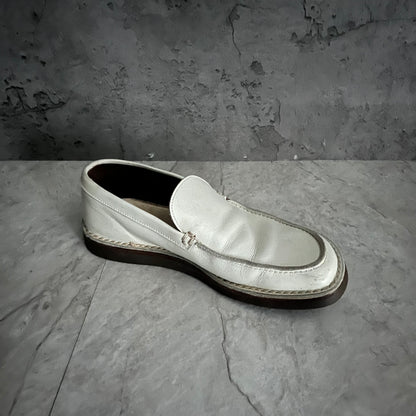 Prada White Loafer Size 26