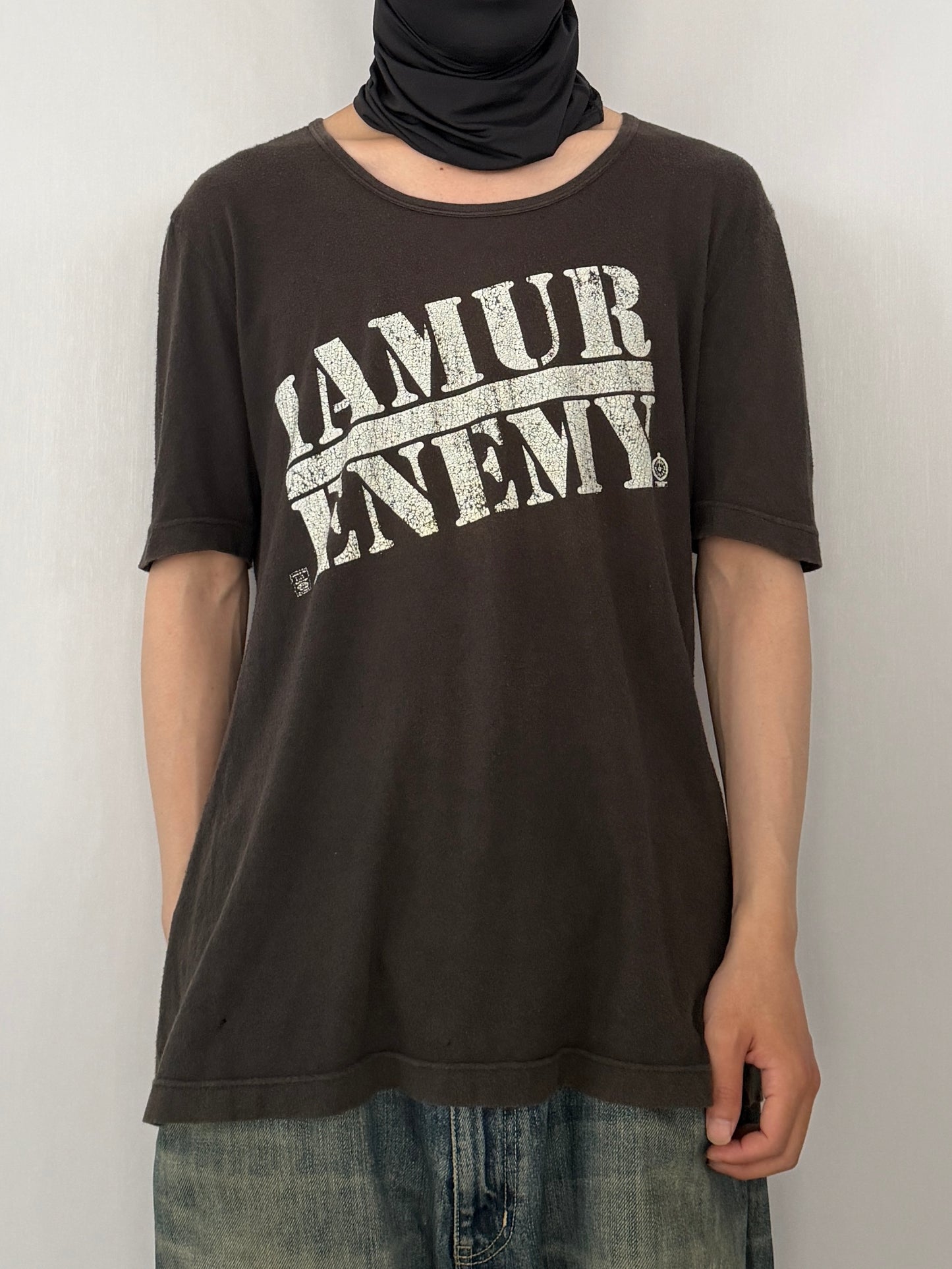Diet Butcher Slim Skin Black Message T-Shirt Size 1