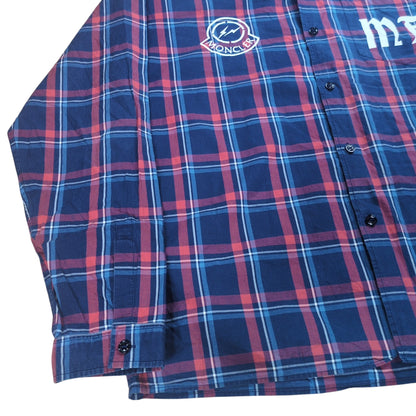 FRAGMENT DESIGN×MONCLER World Tour Check Shirt Size 4