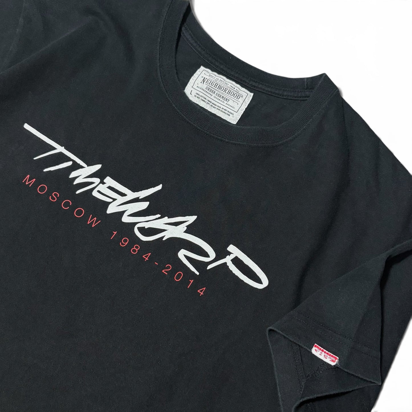 Neighborhood Futura TIMEWARP Black T-Shirt (2014) Size L