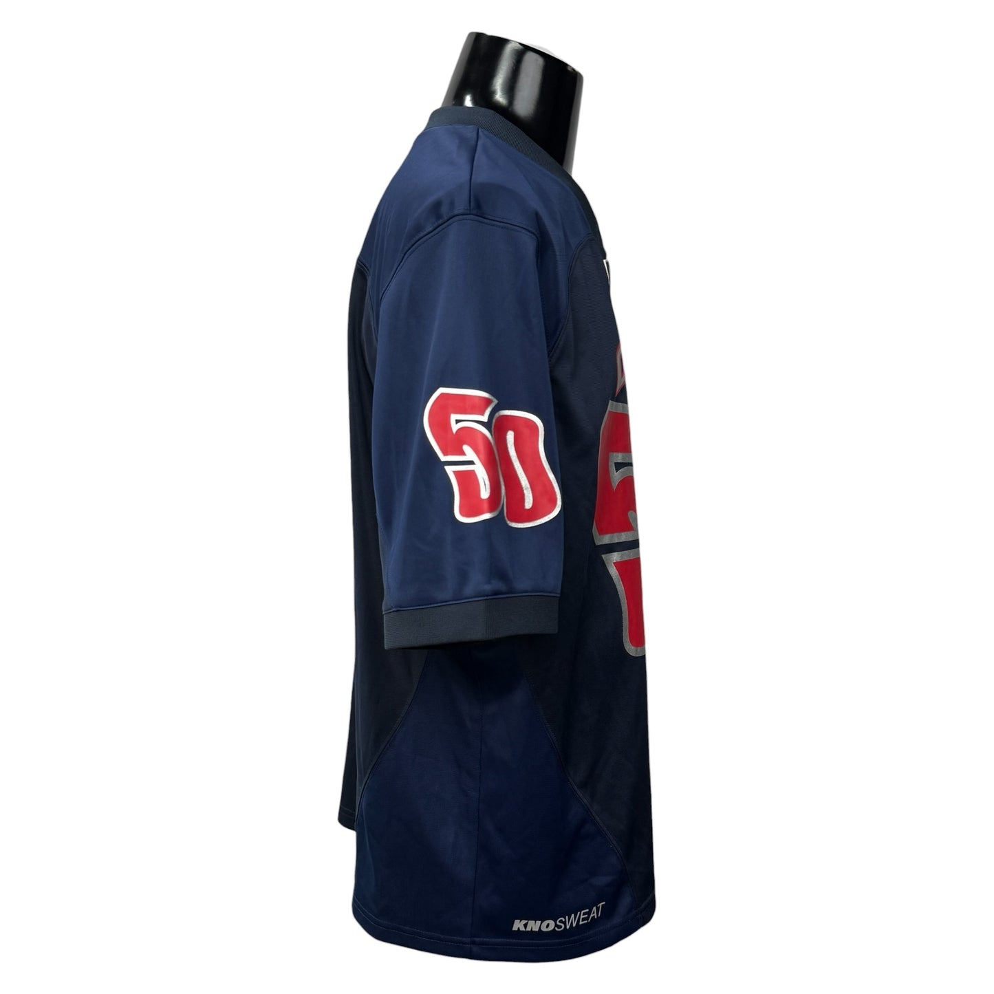 DIME Navy Paneled "50" Numbering Football Shirt Size M