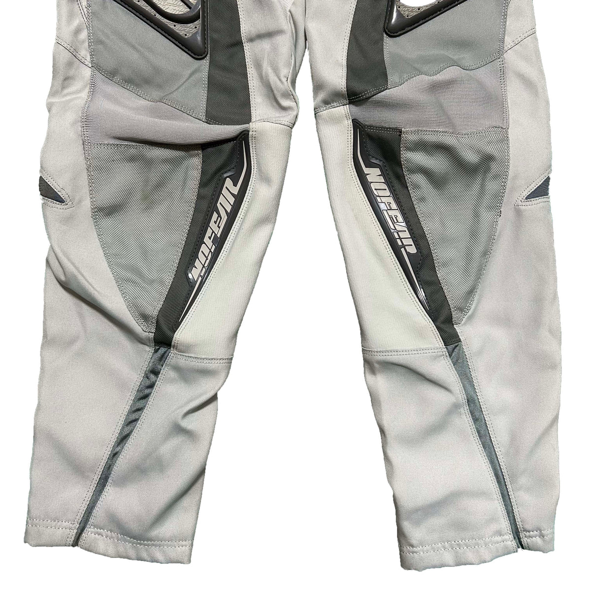 NO FEAR 90s Biker Trousers Light Gray Size 32