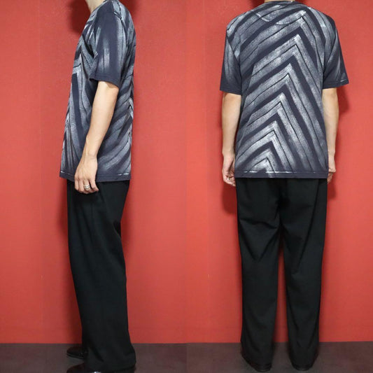 ISSEY MIYAKE 08SS Hand-Painted Cotton T-Shirt Size 4