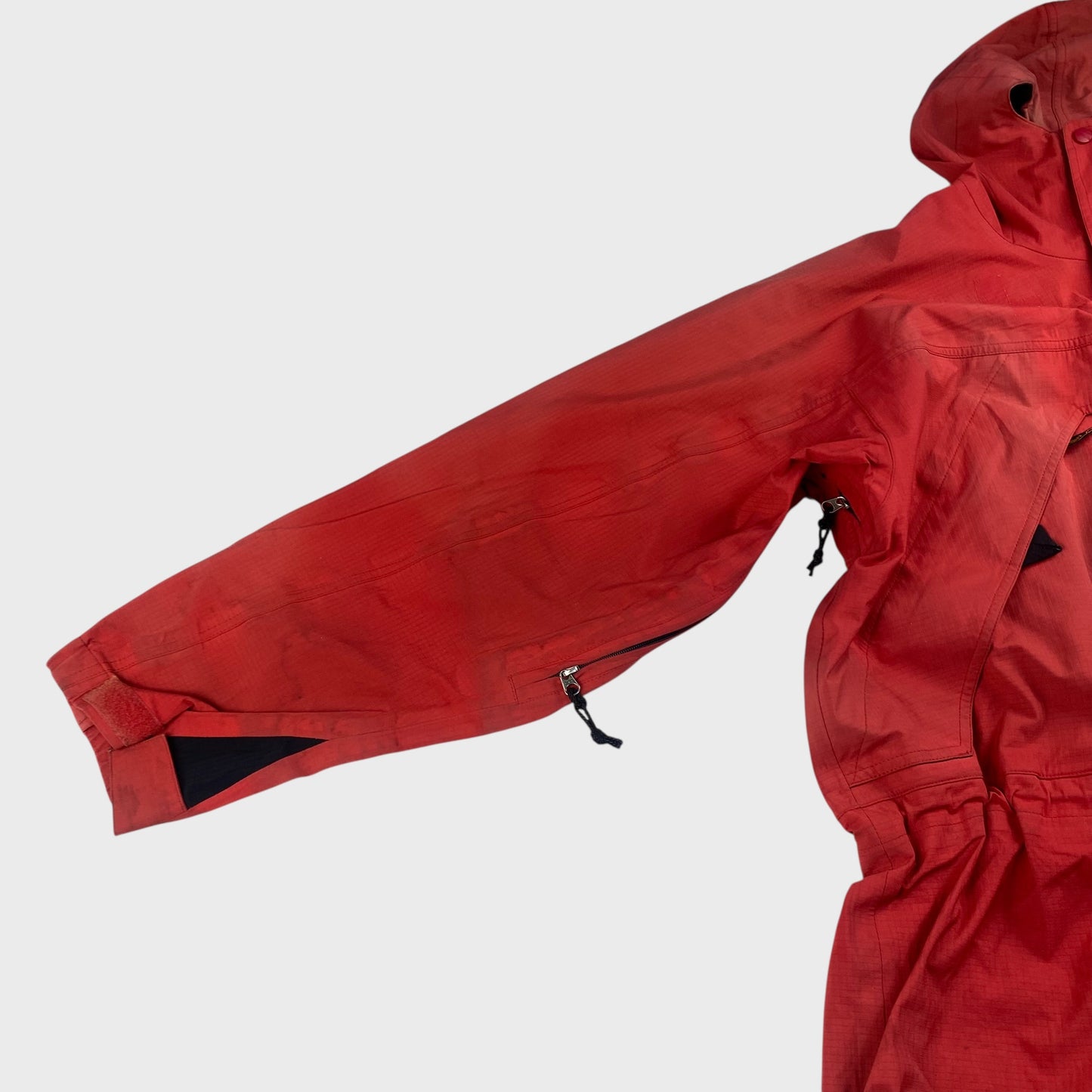 L.L.Bean 90s GORE-TEX Drawstring Mountain Parka Red Size XL