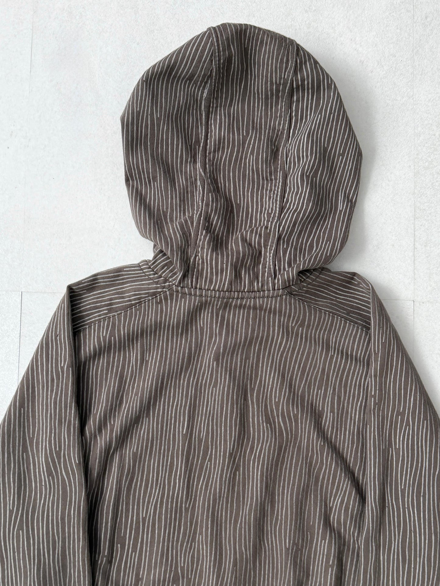 Armani Exchange Brown Big Hood Zip Hoodie Size L