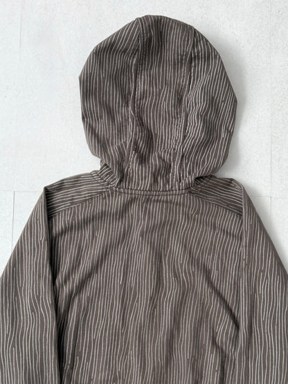 Armani Exchange Brown Big Hood Zip Hoodie Size L
