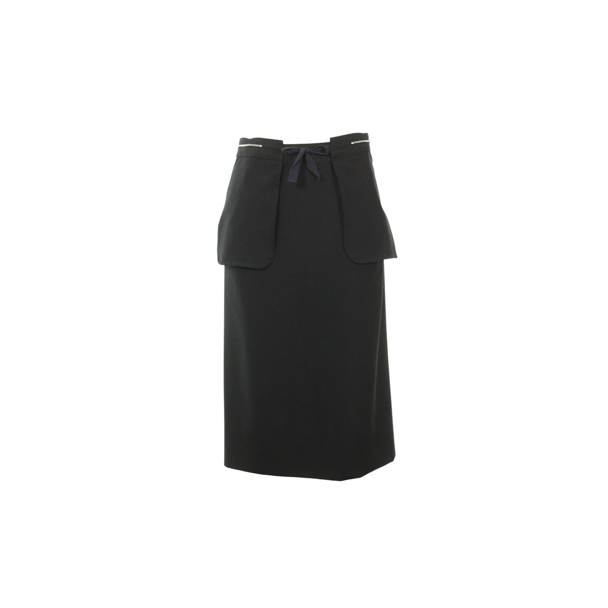 Maison Martin Margiela 2003 S/S Black Wool Skirt Size 38