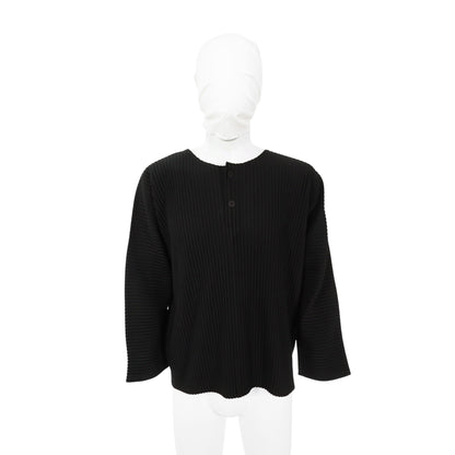 Issey Miyake HOMME PLISS 2018S/S Polyester Long Sleeve Shirt Size 2