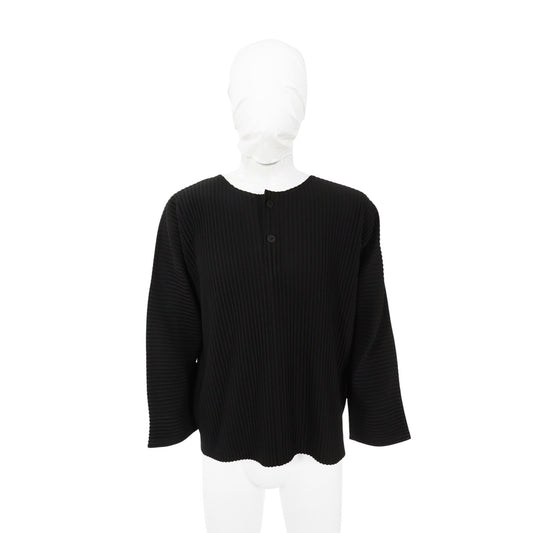 Issey Miyake HOMME PLISS 2018S/S Polyester Long Sleeve Shirt Size 2