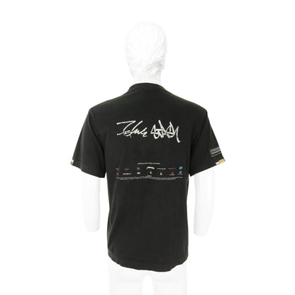 Bape A BATHING APE 2000 Cotton T-Shirt Black Size L