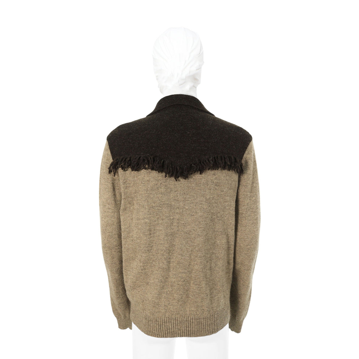 NUMBER (N)INE 2002AW Gray Brown Wool Knit Sweater Size 2