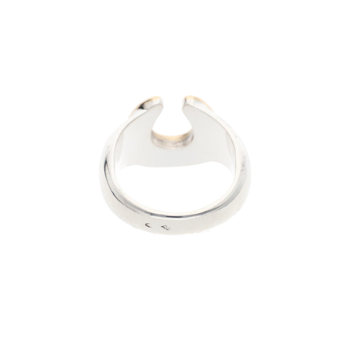 Hermes HERMÈS Silver Gold 925 Ring