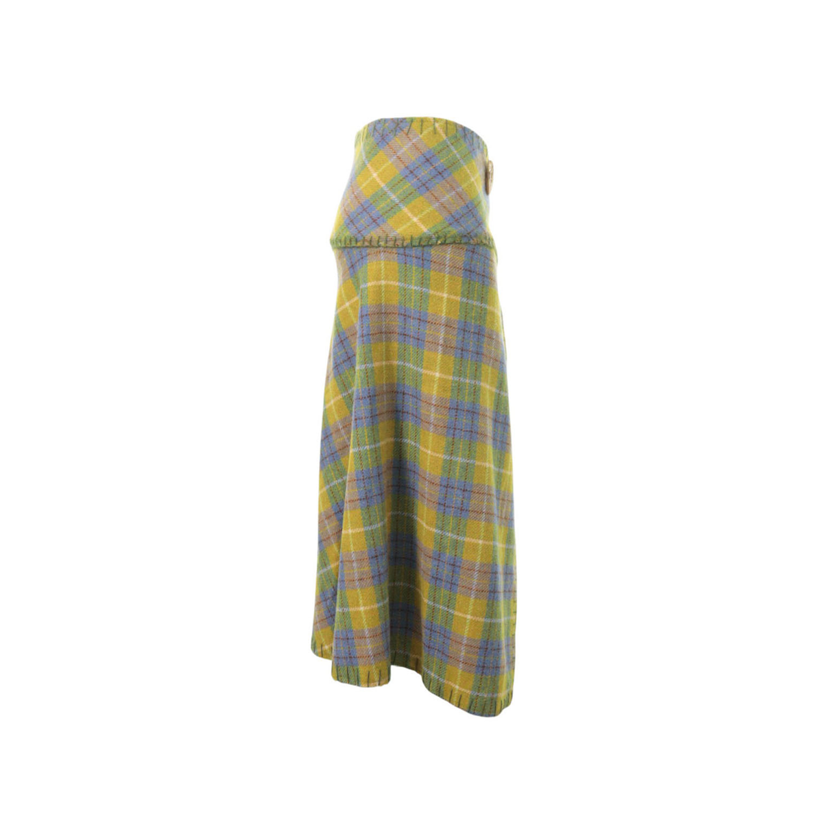 JOHNGALLIANO 2000 A/W Wool Midi Skirt Multi Size 36