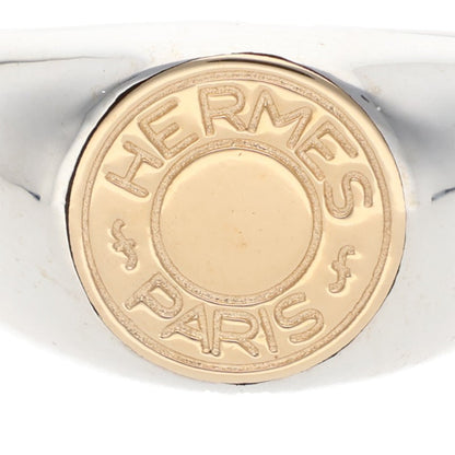 Hermes HERMÈS 925/750 Silver Gold Ring