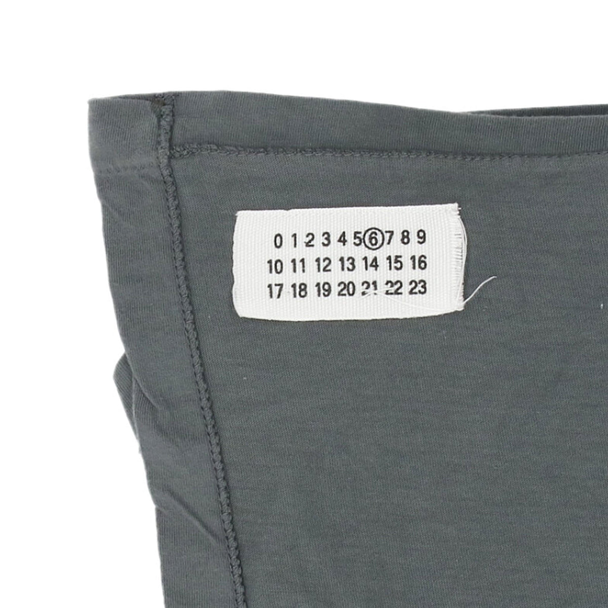 Maison Martin Margiela Khaki Cotton Scarf