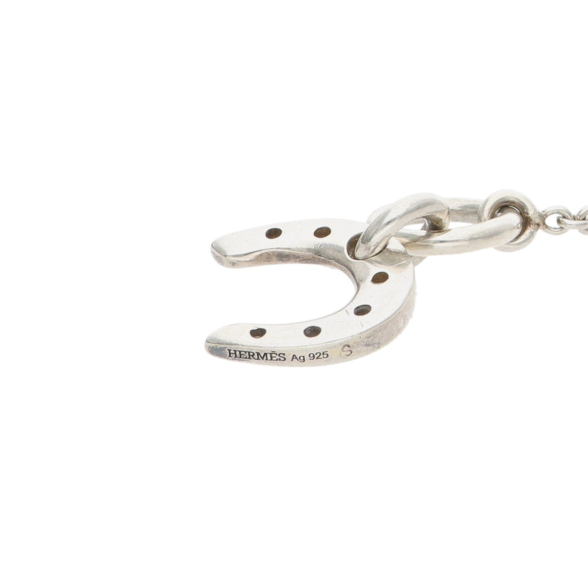 Hermes HERMÈS 2010s Silver Gold Necklace Size 38MM