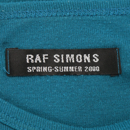 RAF SIMONS 00 S/S Poly Viscose T-Shirt Emerald Size 48