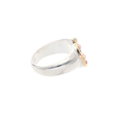 Hermes HERMÈS Silver Gold 925 Ring