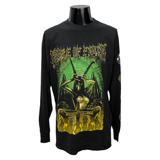 CRADLE OF FILTH 00s "God Bless Satan Long Sleeve T-Shirt Size L
