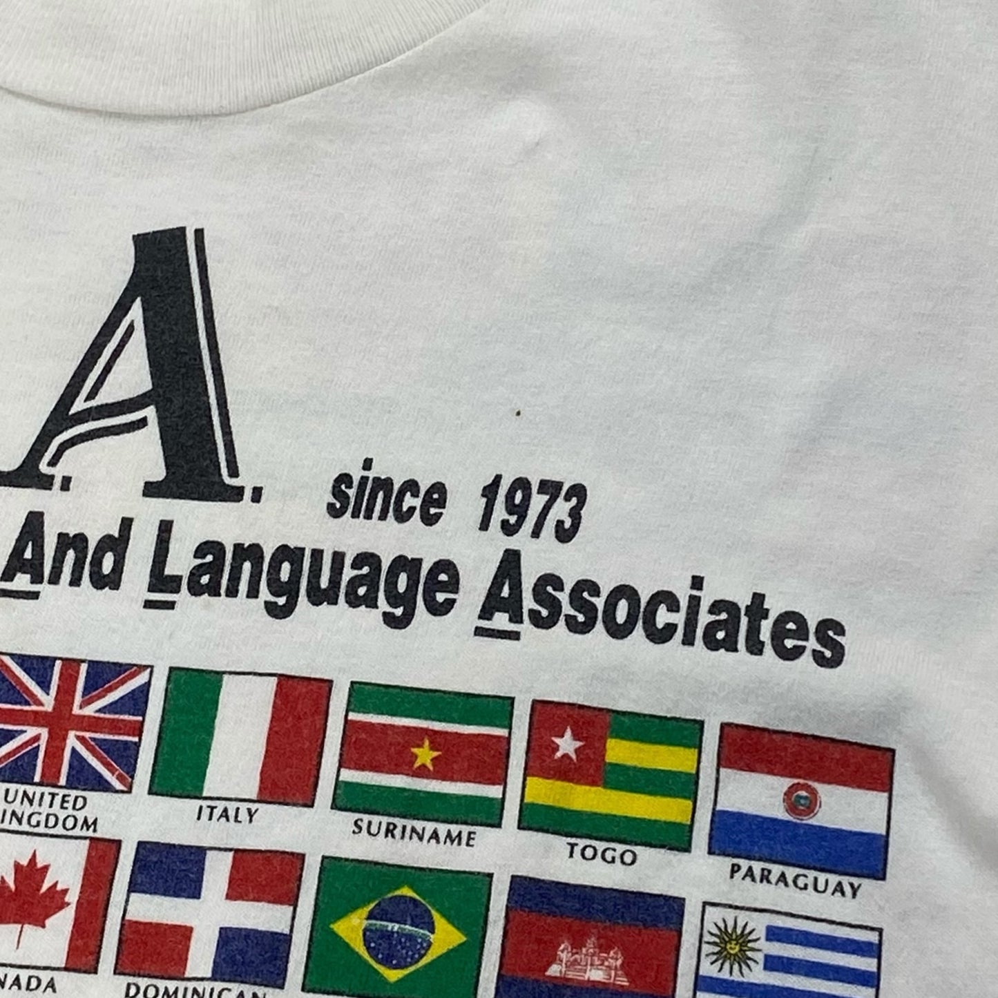 Hanes 90s Short Sleeve T-Shirt White Size S